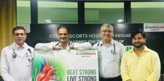 फोर्टिस एस्कॉर्ट्स फरीदाबाद ने उन्नत कार्डियाक केयर को बेहतर बनाने के लिए लॉन्च किया पेसमेकर क्लीनिक